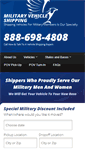 Mobile Screenshot of militaryvehicleshipping.org
